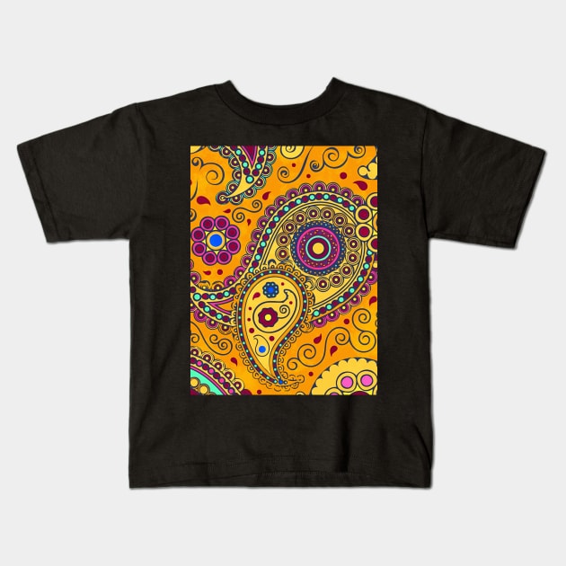 African Style No3 Kids T-Shirt by Jirka Svetlik